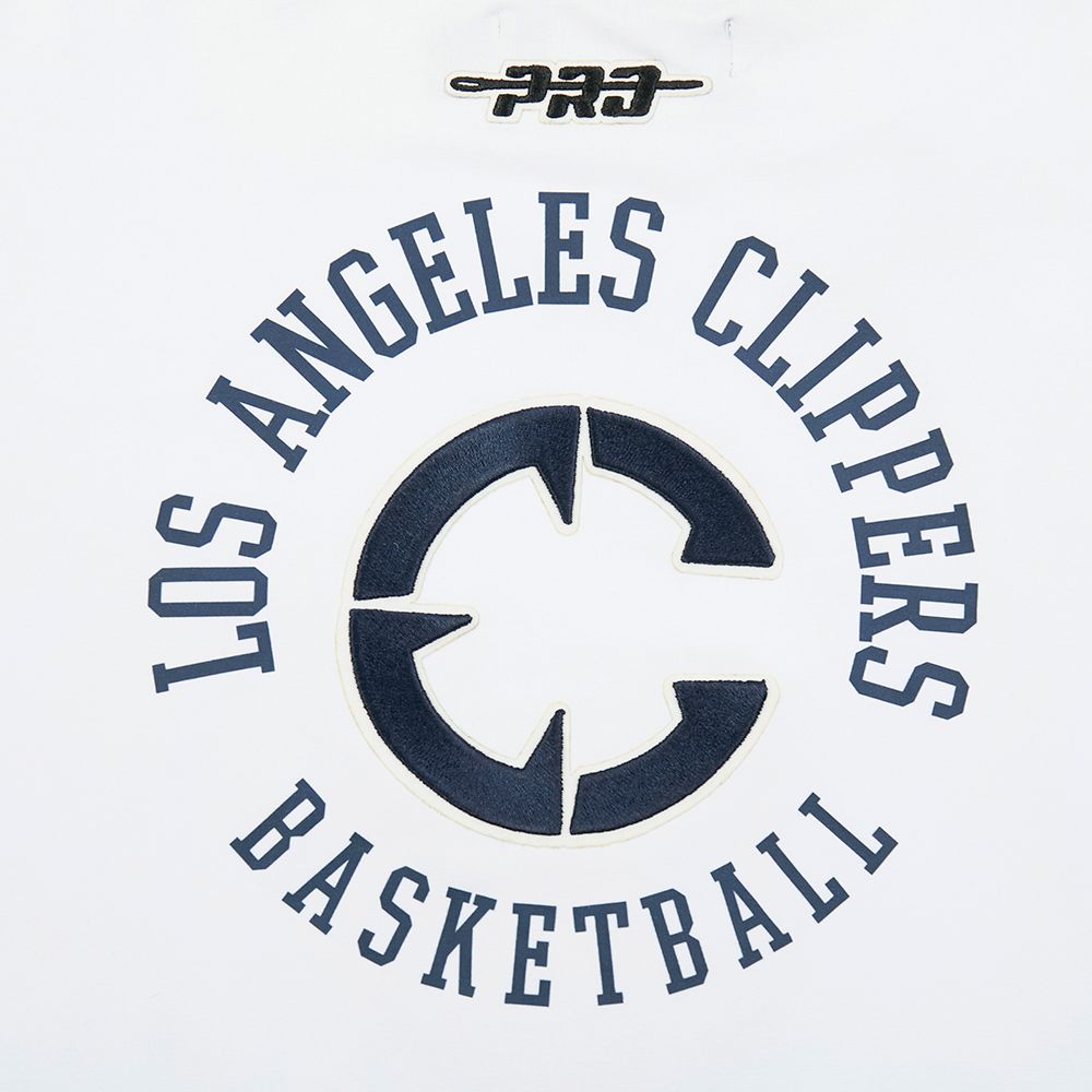 Pro Standard Women's Los Angeles Clippers White Crest Emblem Boxy T-Shirt product image
