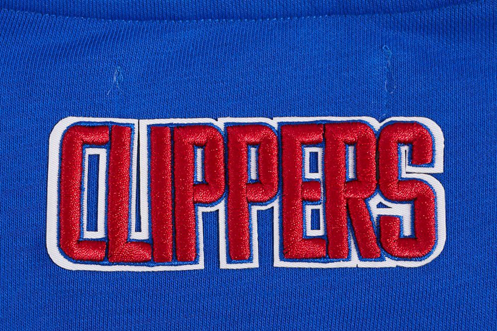 Pro Standard Women's Los Angeles Clippers Blue Classic Fleece Crewneck Sweatshirt product image