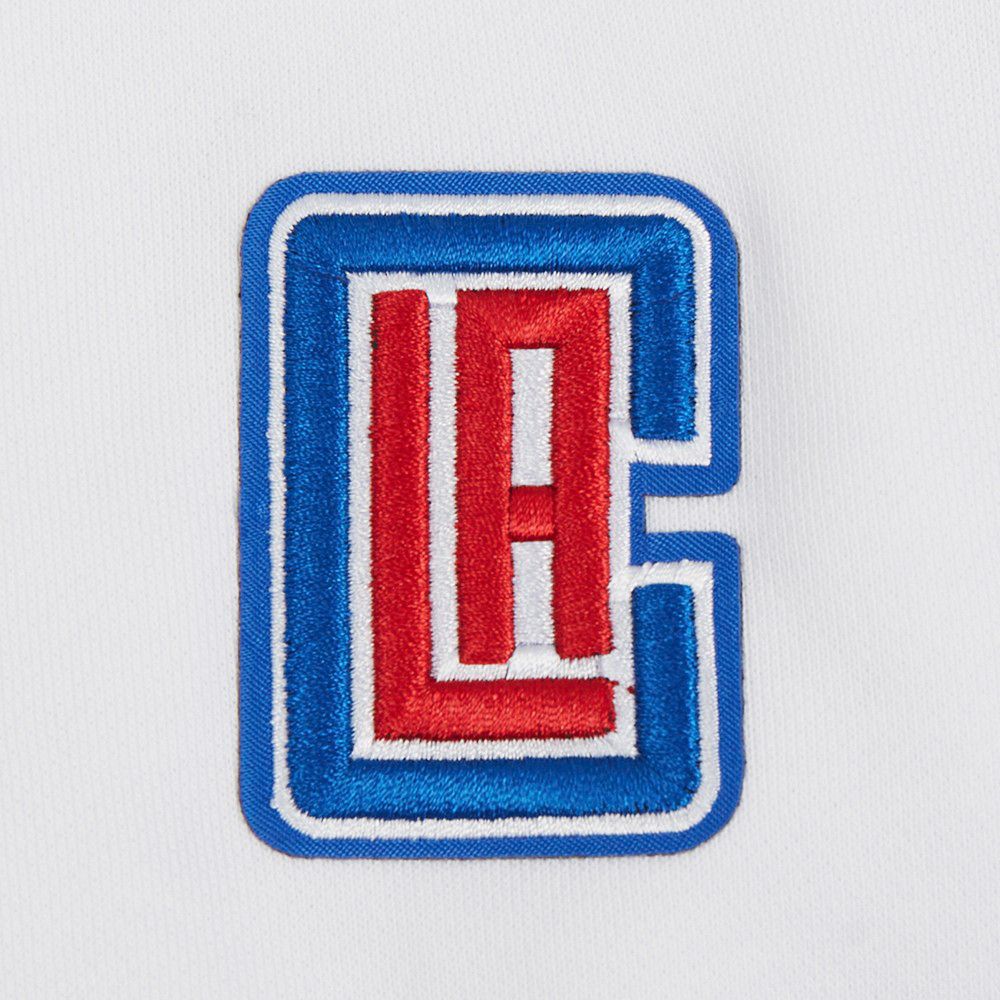 Pro Standard Women's Los Angeles Clippers White Classic Fleece Crewneck Sweatshirt product image