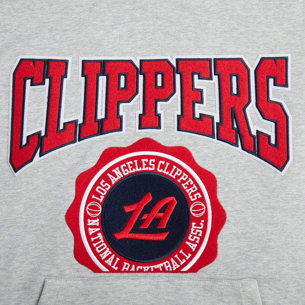 Pro Standard Women's Los Angeles Clippers Grey Crest Emblem Hoodie product image