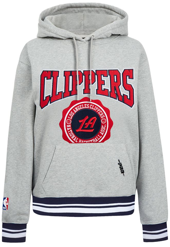 Pro Standard Women's Los Angeles Clippers Grey Crest Emblem Hoodie product image