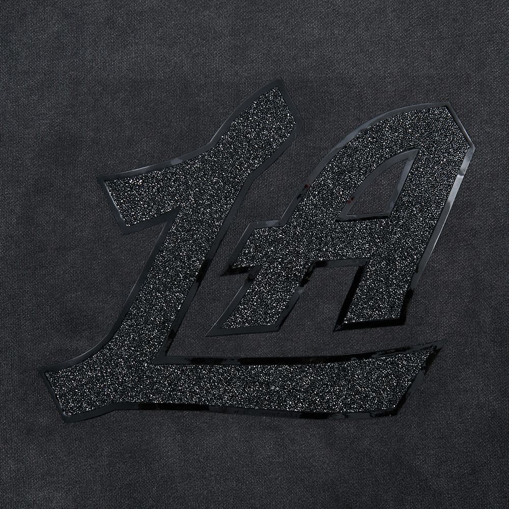 Pro Standard Women's Los Angeles Clippers Black Crystalline Cropped Pullover Hoodie product image