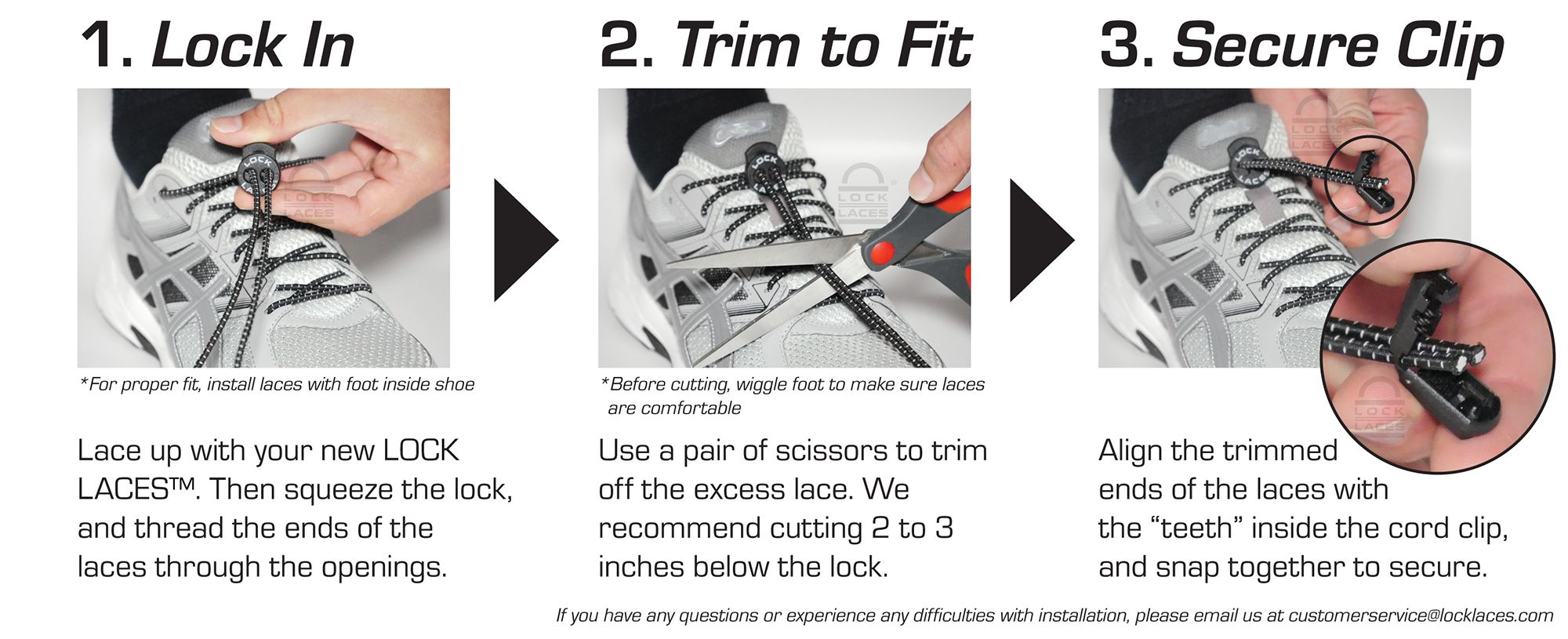 Lock Laces No-Tie Shoelaces product image