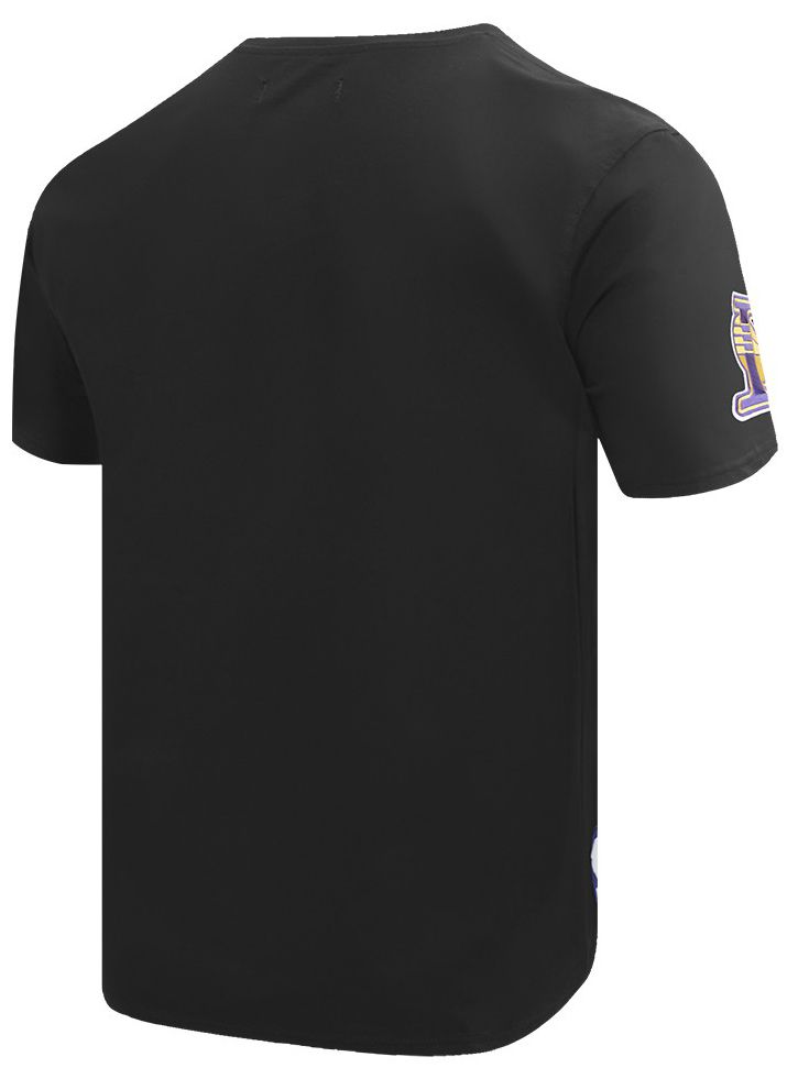 Pro Standard Men's Los Angeles Lakers Black Old English Short Sleeve T-Shirt product image
