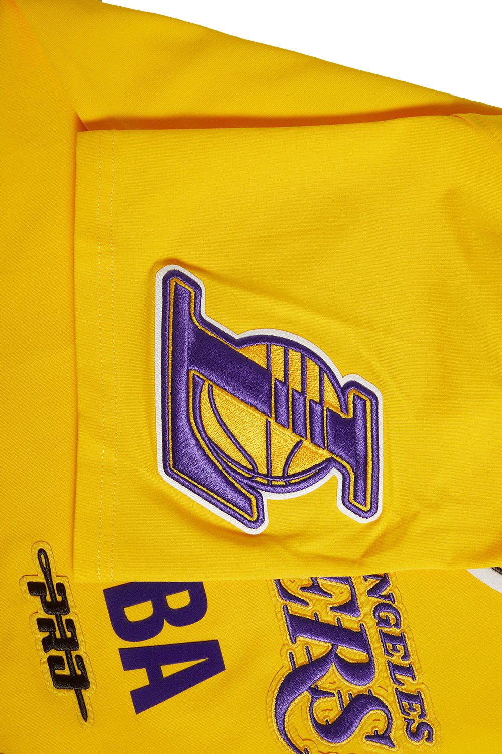 Pro Standard Men's Los Angeles Lakers Yellow Old English Short Sleeve T-Shirt product image