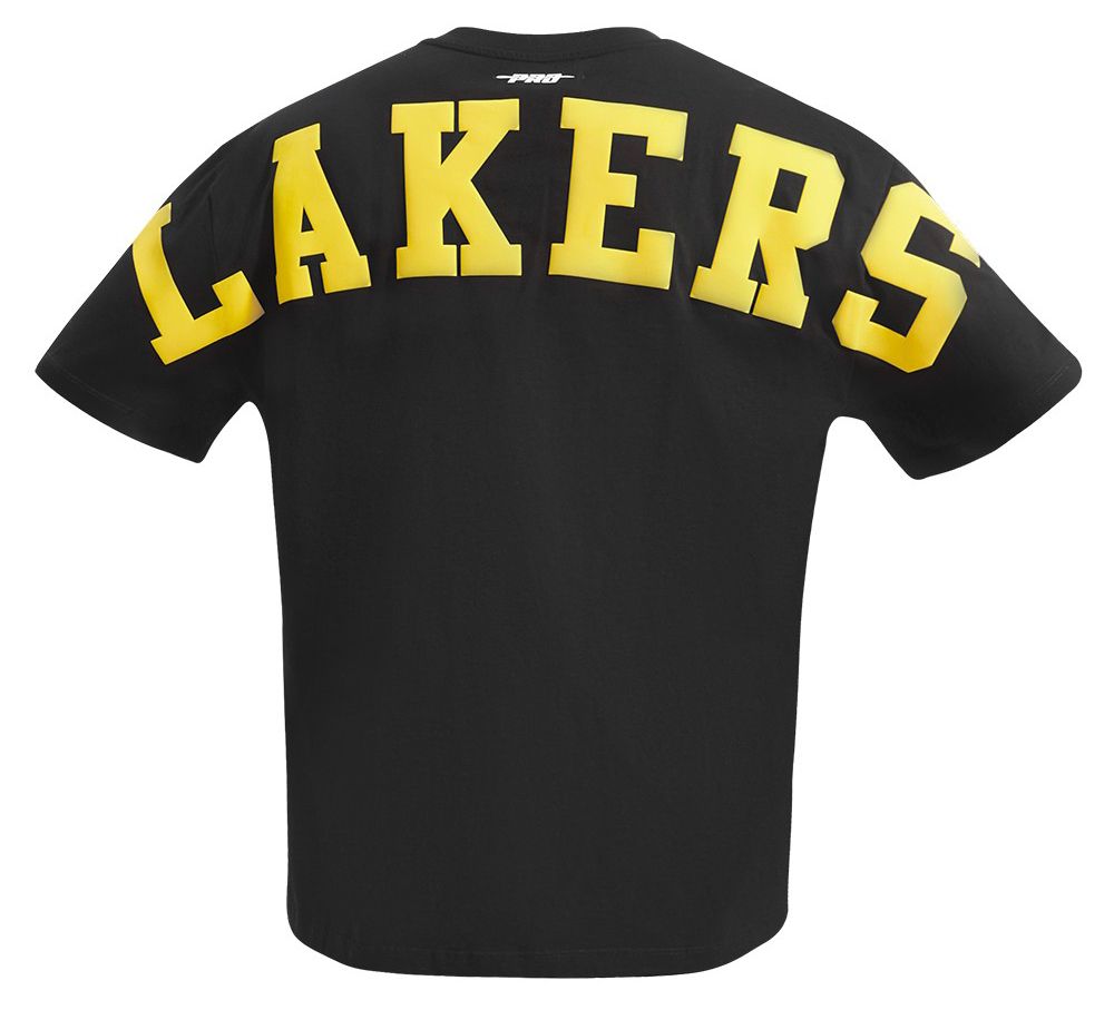 Pro Standard Men's Los Angeles Lakers Black Wingspan Drop Shoulder Short Sleeve T-Shirt product image