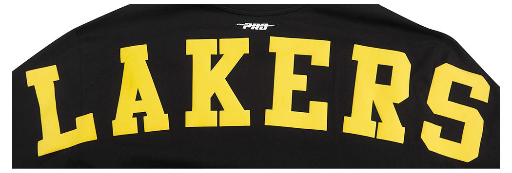 Pro Standard Men's Los Angeles Lakers Black Wingspan Drop Shoulder Short Sleeve T-Shirt product image