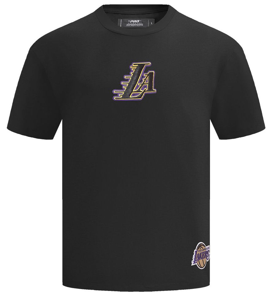 Pro Standard Men's Los Angeles Lakers Black Wingspan Drop Shoulder Short Sleeve T-Shirt product image