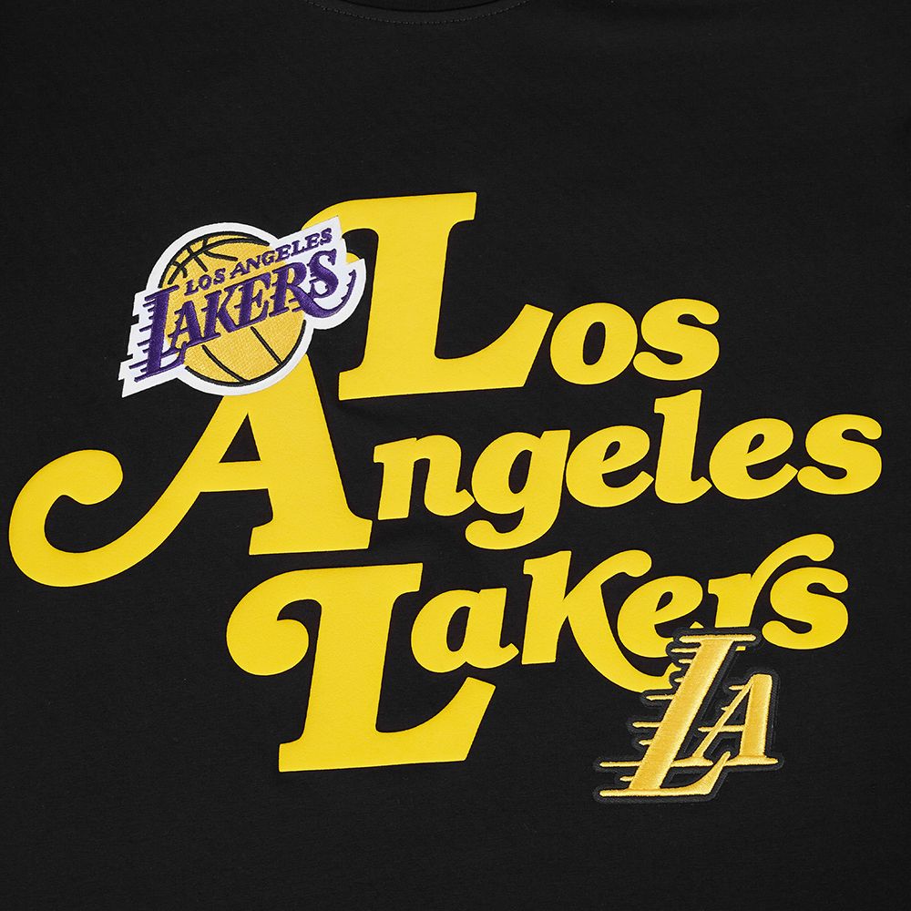 Pro Standard Men's Los Angeles Lakers Black Souvenir Short Sleeve T-Shirt product image