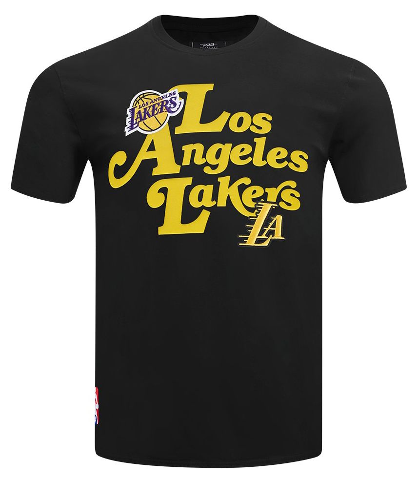 Pro Standard Men's Los Angeles Lakers Black Souvenir Short Sleeve T-Shirt product image
