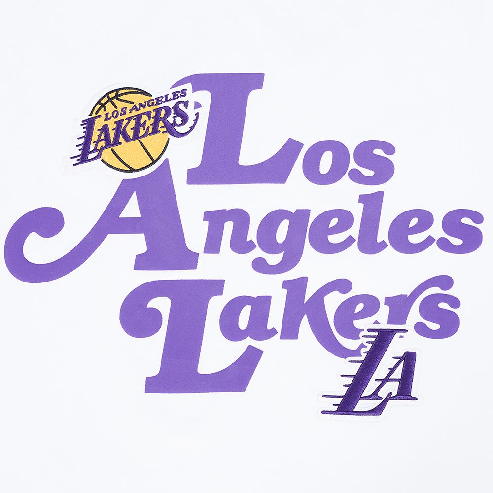Pro Standard Men's Los Angeles Lakers White Souvenir Short Sleeve T-Shirt product image