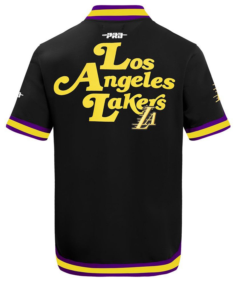 Pro Standard Men's Los Angeles Lakers Black Souvenir Warm Up Jacket product image