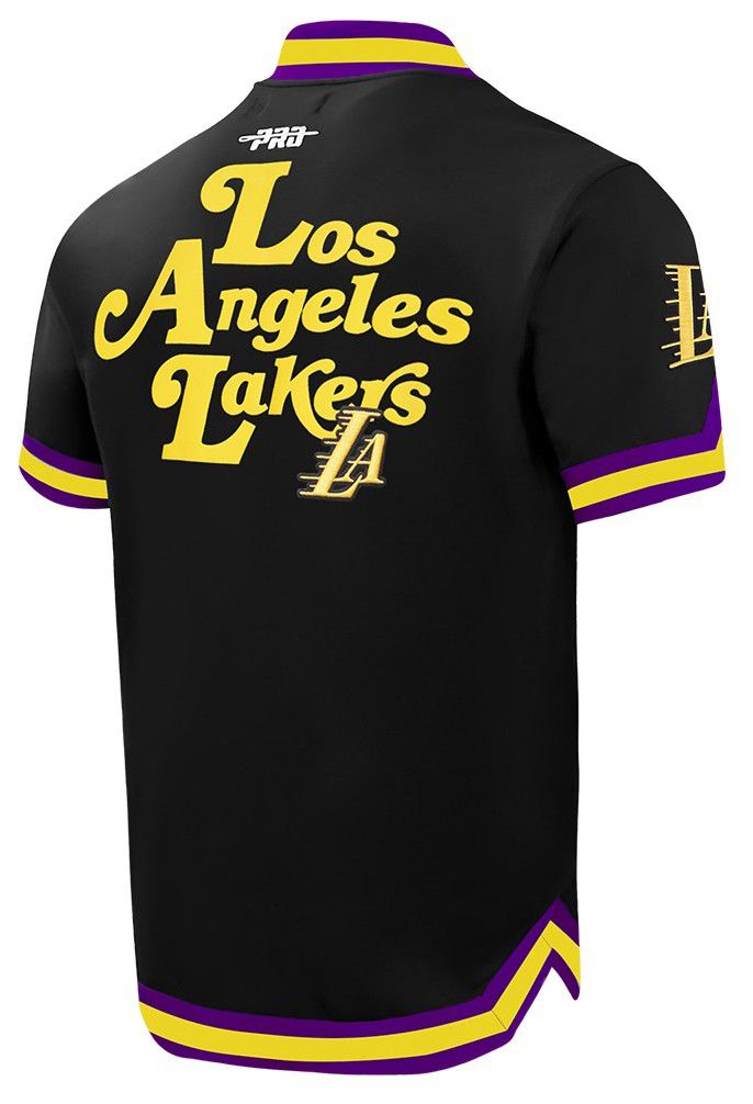 Pro Standard Men's Los Angeles Lakers Black Souvenir Warm Up Jacket product image