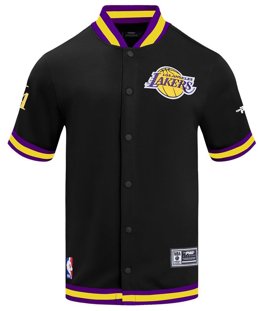 Pro Standard Men's Los Angeles Lakers Black Souvenir Warm Up Jacket product image