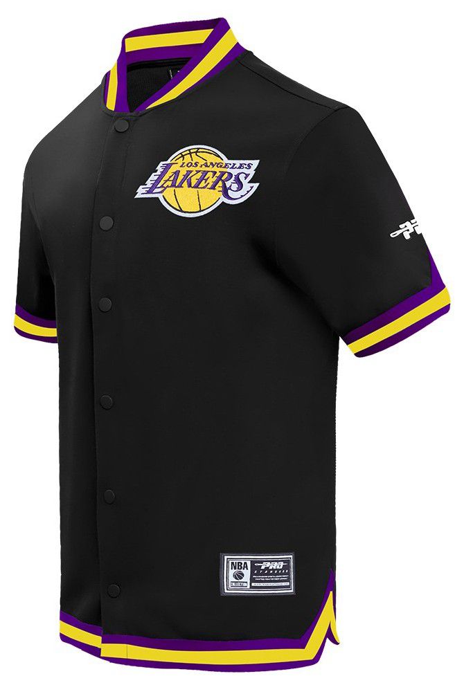 Pro Standard Men's Los Angeles Lakers Black Souvenir Warm Up Jacket product image