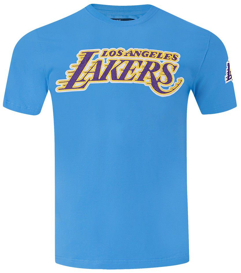 Pro Standard Men's Los Angeles Lakers Blue Classic Chenille T-Shirt product image