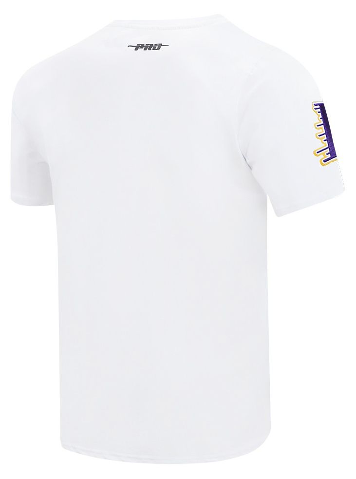 Pro Standard Men's Los Angeles Lakers White Classic Chenille T-Shirt product image