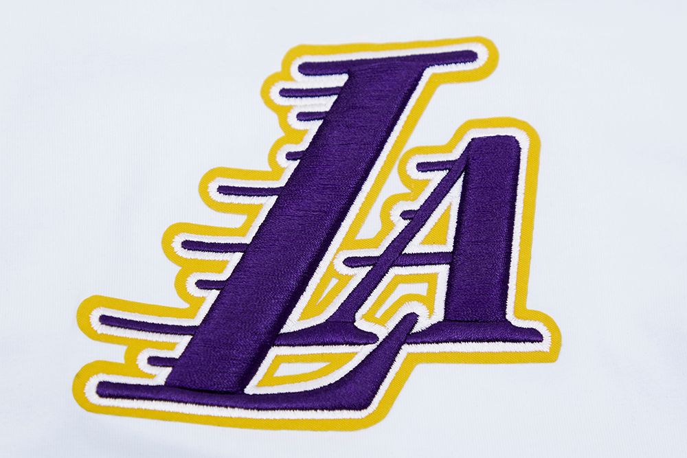 Pro Standard Men's Los Angeles Lakers White Classic Chenille T-Shirt product image