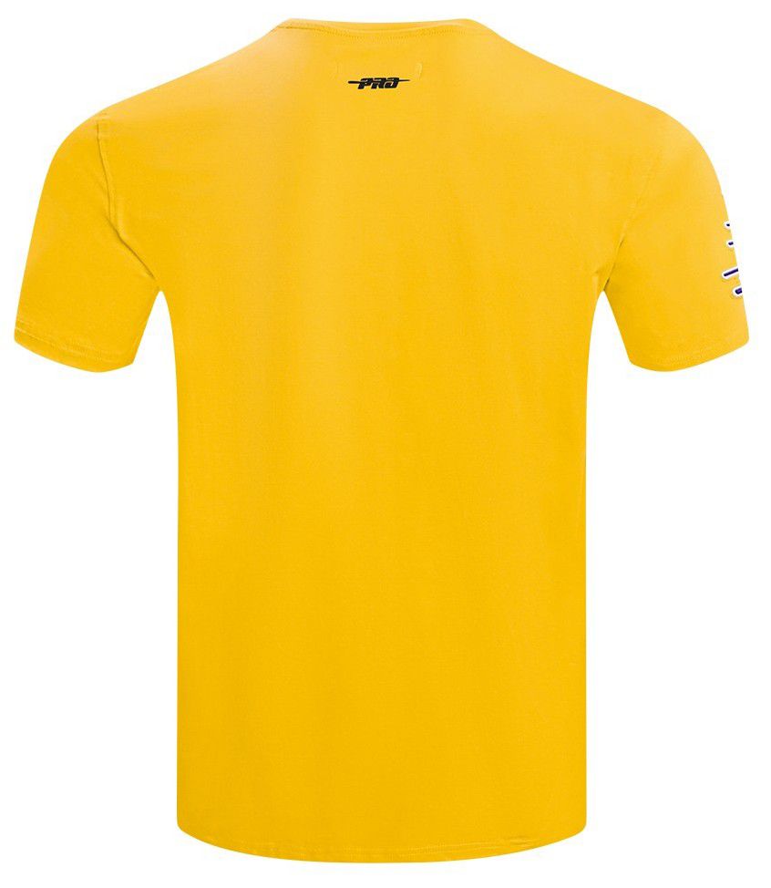 Pro Standard Men's Los Angeles Lakers Yellow Classic Chenille T-Shirt product image