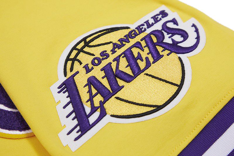Pro Standard Men's Los Angeles Lakers Yellow Classic Chenille T-Shirt product image