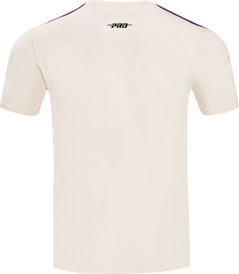 Pro Standard Adult Los Angeles Lakers White Retro Striped T-Shirt product image