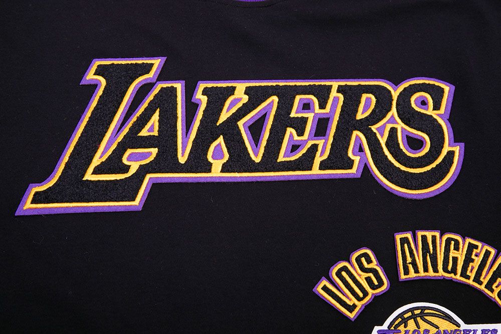 Pro Standard Adult Los Angeles Lakers Black Retro T-Shirt product image