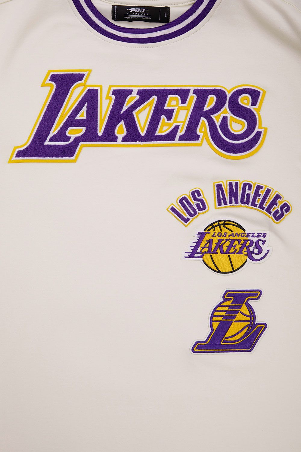 Pro Standard Adult Los Angeles Lakers White Retro T-Shirt product image