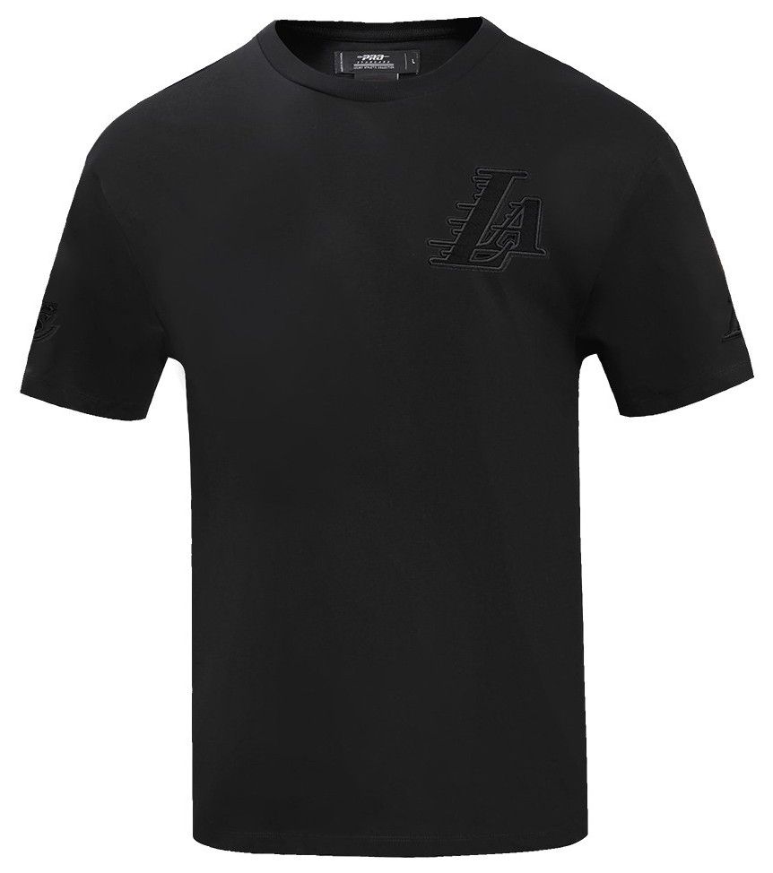 Pro Standard Men's Los Angeles Lakers Black Neutral Drop Shoulder Short Sleeve T-Shirt product image