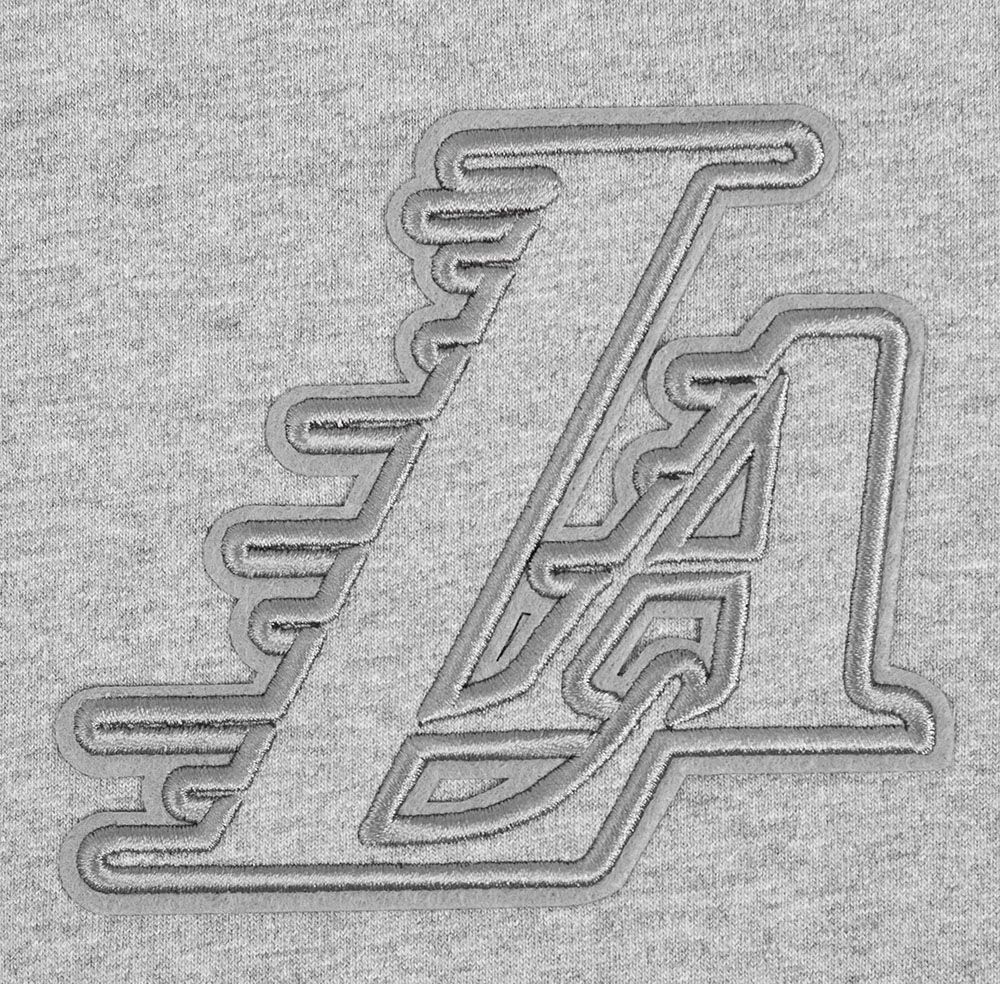 Pro Standard Men's Los Angeles Lakers Gray Neutral Drop Shoulder Short Sleeve T-Shirt product image