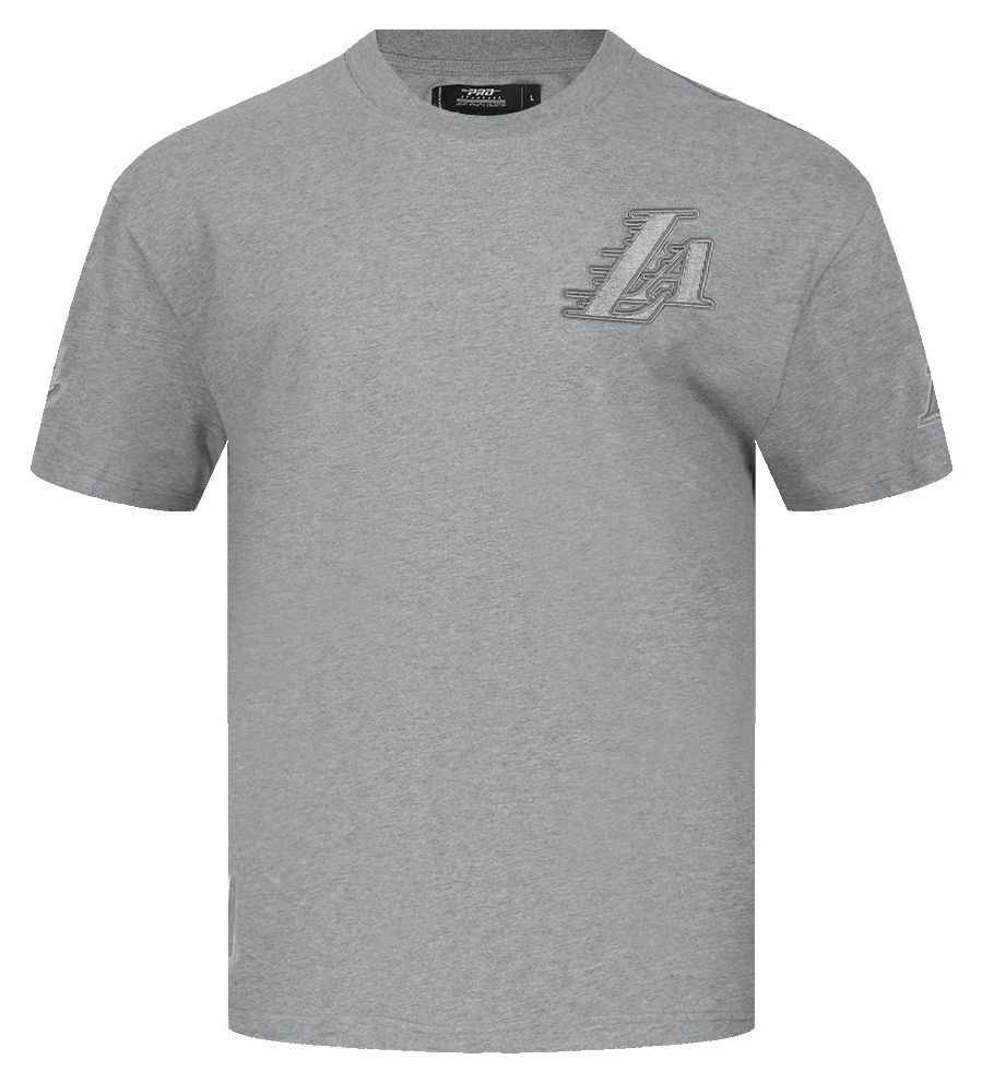Pro Standard Men's Los Angeles Lakers Gray Neutral Drop Shoulder Short Sleeve T-Shirt product image