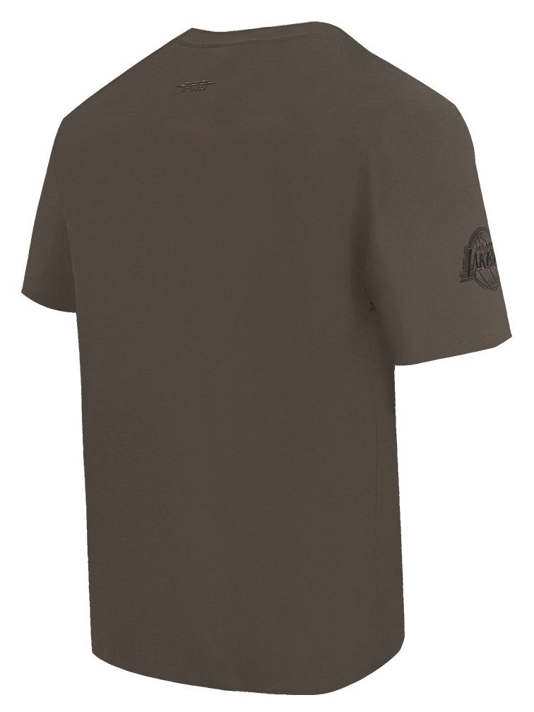 Pro Standard Men's Los Angeles Lakers Taupe Neutral Drop Shoulder Short Sleeve T-Shirt product image
