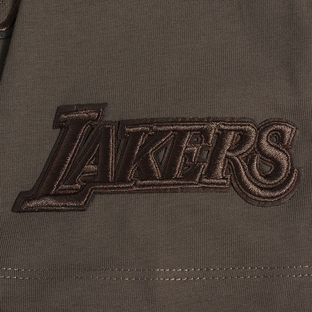 Pro Standard Men's Los Angeles Lakers Taupe Neutral Drop Shoulder Short Sleeve T-Shirt product image