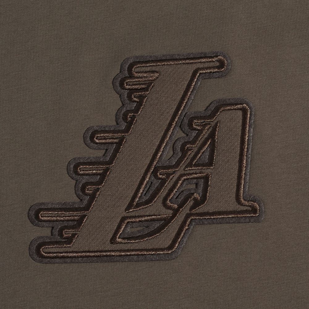 Pro Standard Men's Los Angeles Lakers Taupe Neutral Drop Shoulder Short Sleeve T-Shirt product image