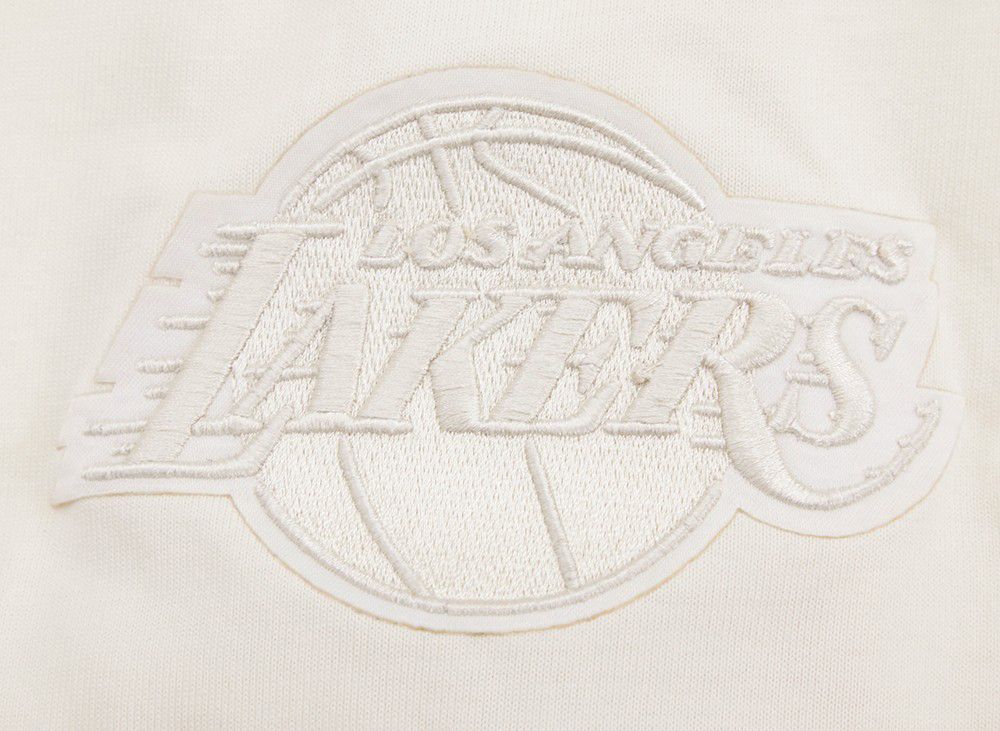 Pro Standard Men's Los Angeles Lakers Off White Neutral Drop Shoulder Short Sleeve T-Shirt product image