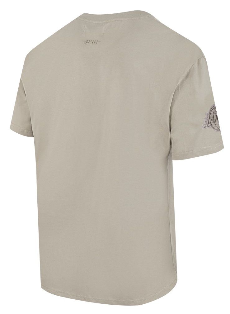 Pro Standard Men's Los Angeles Lakers Taupe Neutral Drop Shoulder Short Sleeve T-Shirt product image