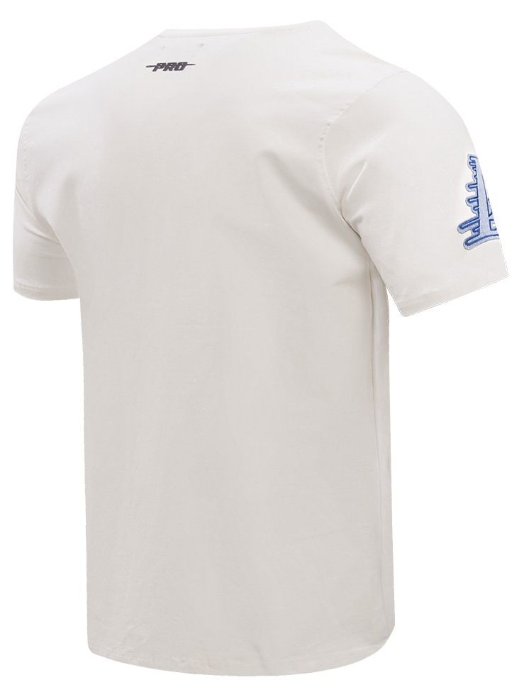 Pro Standard Men's Los Angeles Lakers Linen Varsity Blues Short Sleeve T-Shirt product image