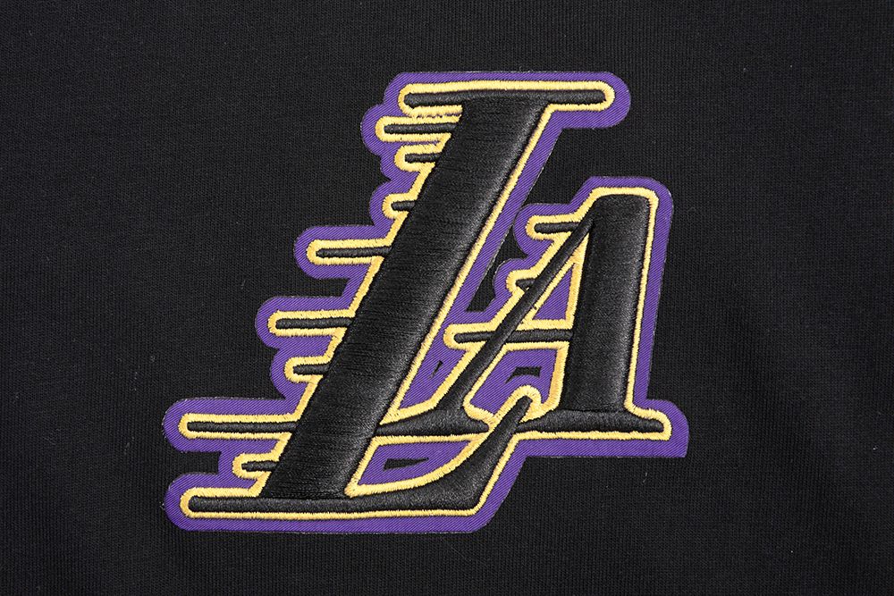 Pro Standard Men's Los Angeles Lakers Black Wingspan Drop Shoulder Long Sleeve T-Shirt product image