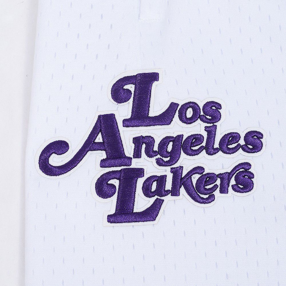 Pro Standard Men's Los Angeles Lakers White Souvenir Mesh Shorts product image
