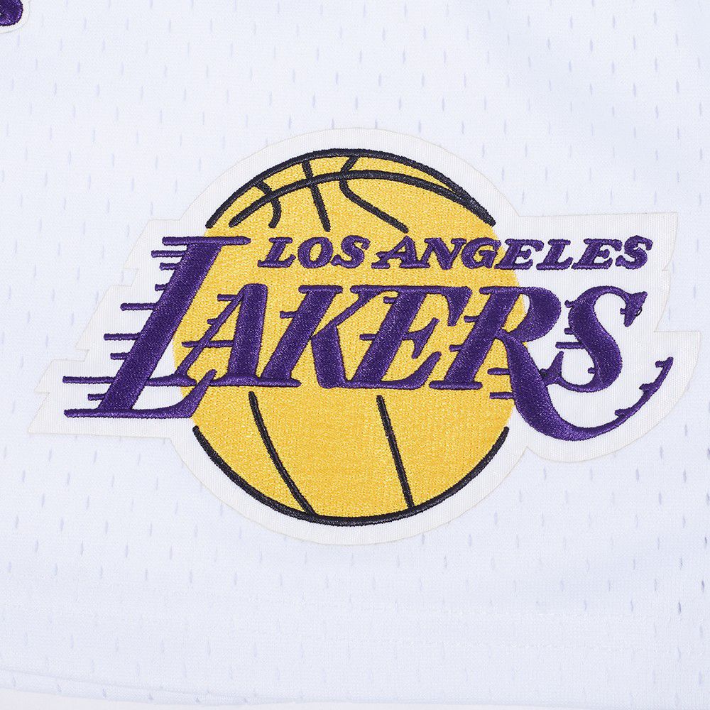 Pro Standard Men's Los Angeles Lakers White Souvenir Mesh Shorts product image