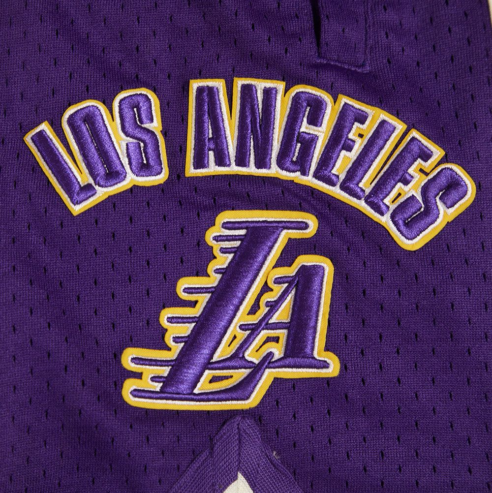 Pro Standard Adult Los Angeles Lakers White Retro Shorts product image