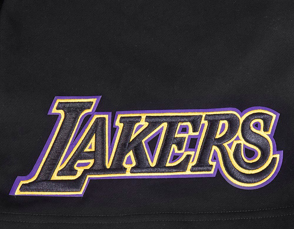 Pro Standard Men's Los Angeles Lakers Black Classic Fleece Shorts product image