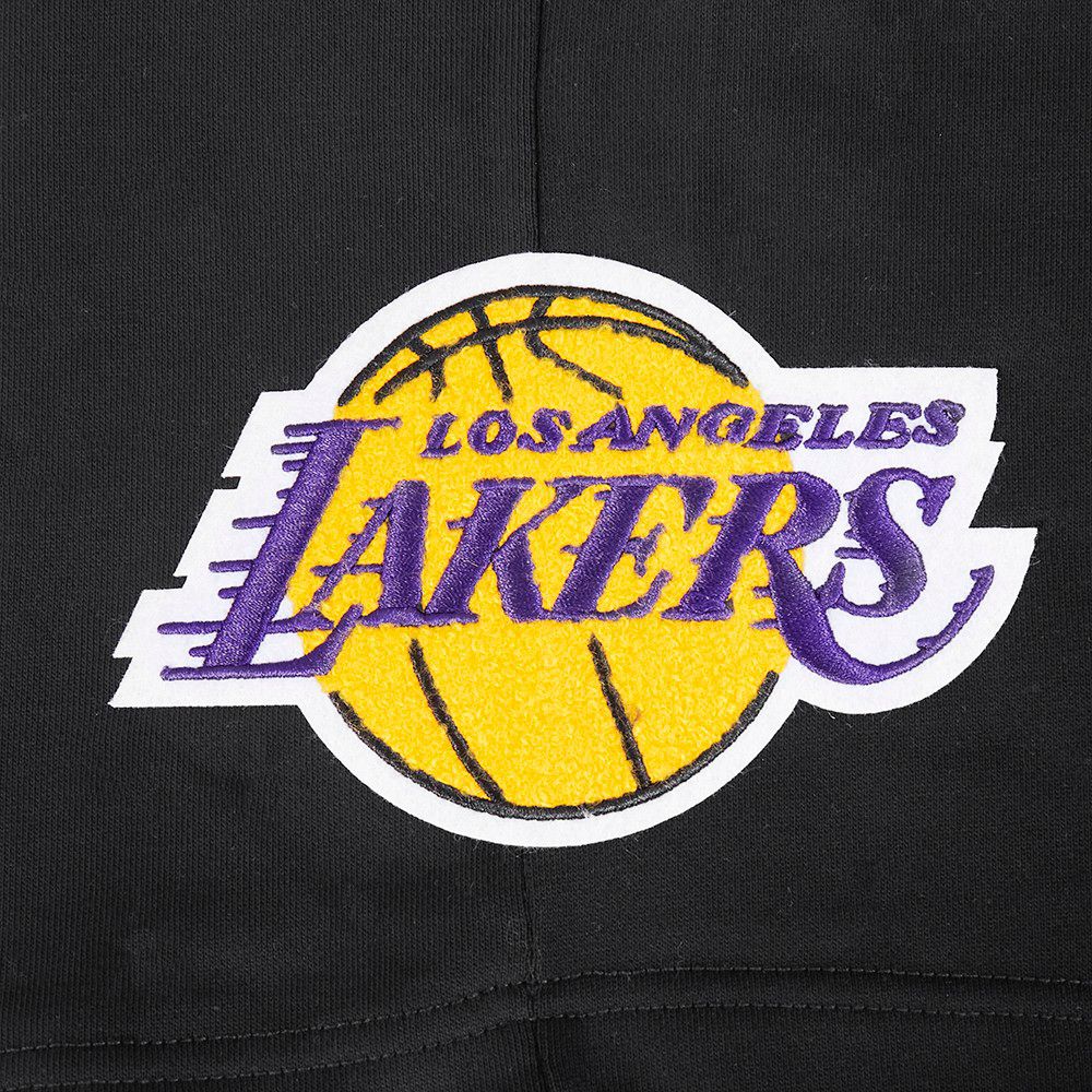 Pro Standard Men's Los Angeles Lakers Black Classic Fleece Shorts product image