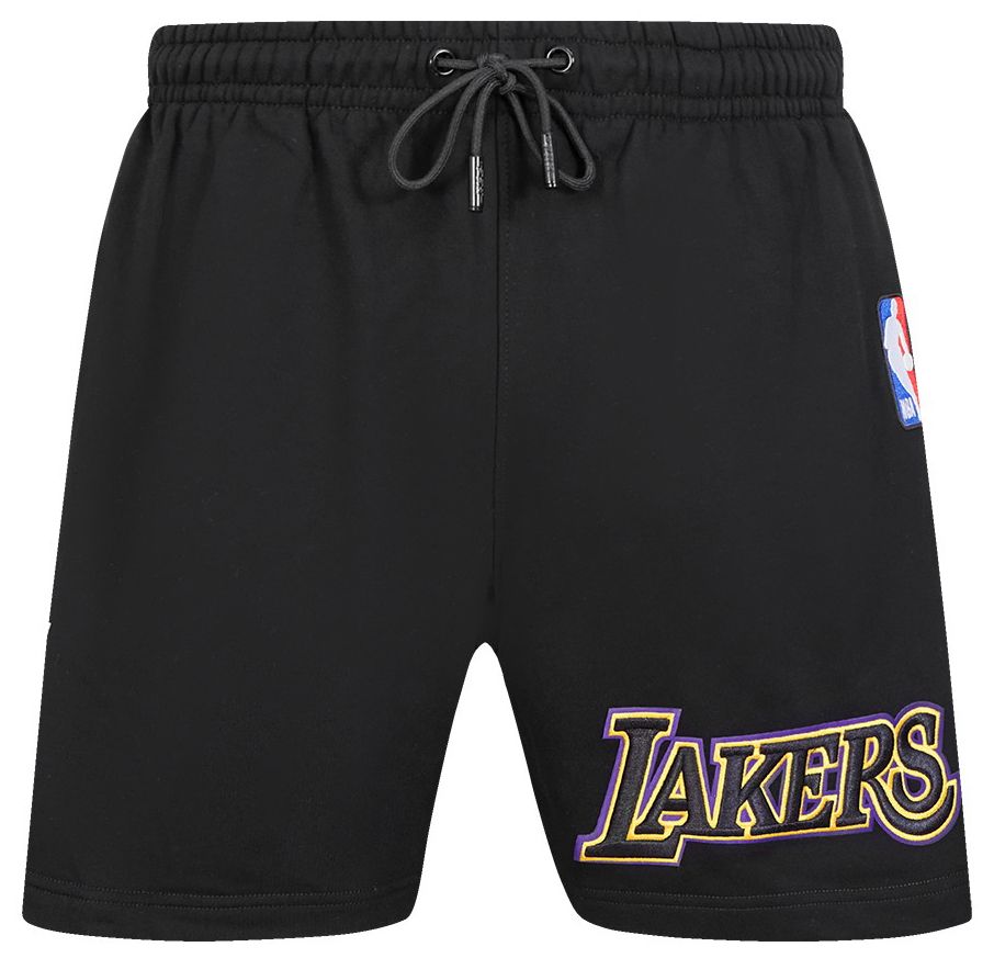 Pro Standard Men's Los Angeles Lakers Black Classic Fleece Shorts product image