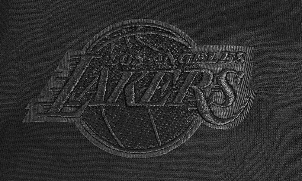Pro Standard Men's Los Angeles Lakers Black Neutral Fleece Shorts product image