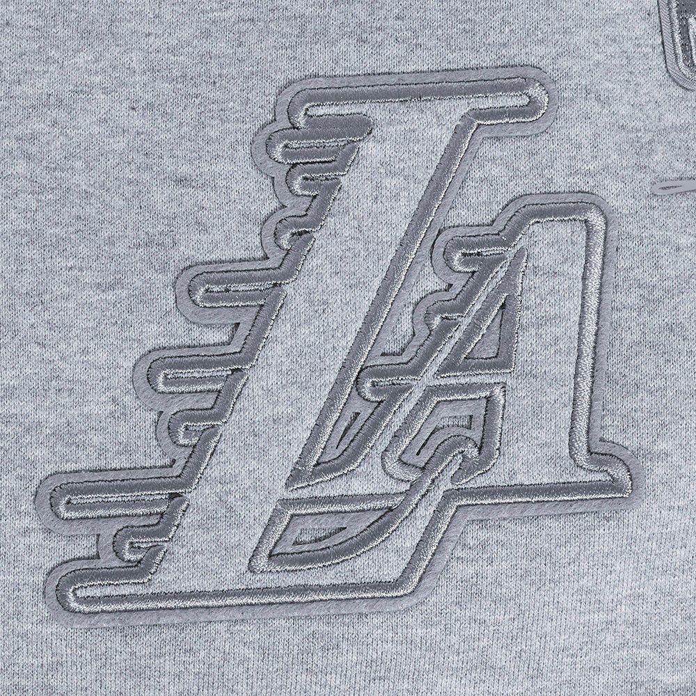 Pro Standard Men's Los Angeles Lakers Gray Neutral Fleece Shorts product image