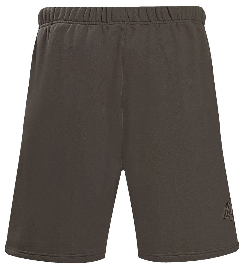 Pro Standard Men's Los Angeles Lakers Taupe Neutral Fleece Shorts product image