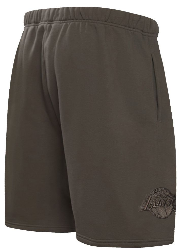 Pro Standard Men's Los Angeles Lakers Taupe Neutral Fleece Shorts product image