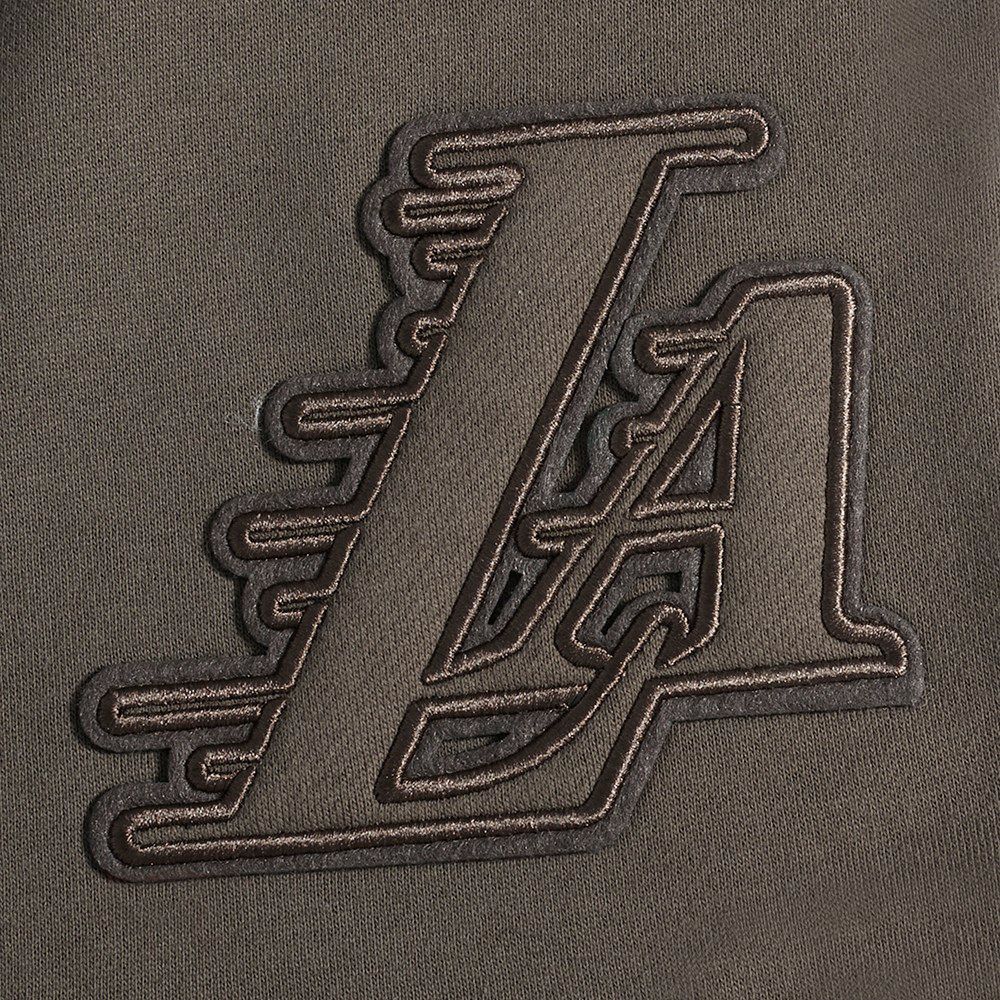 Pro Standard Men's Los Angeles Lakers Taupe Neutral Fleece Shorts product image