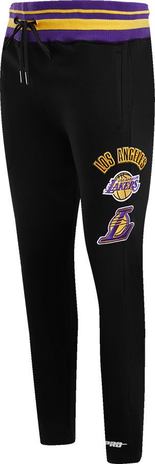 Pro Standard Adult Los Angeles Lakers Black Retro Fleece Sweatpants product image
