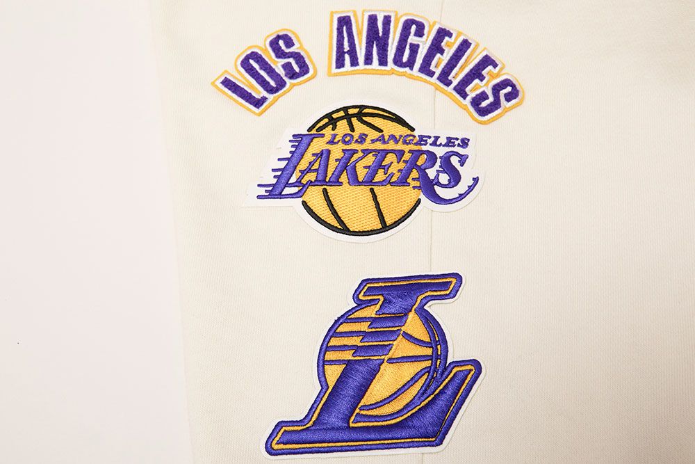 Pro Standard Adult Los Angeles Lakers White Retro Fleece Sweatpants product image